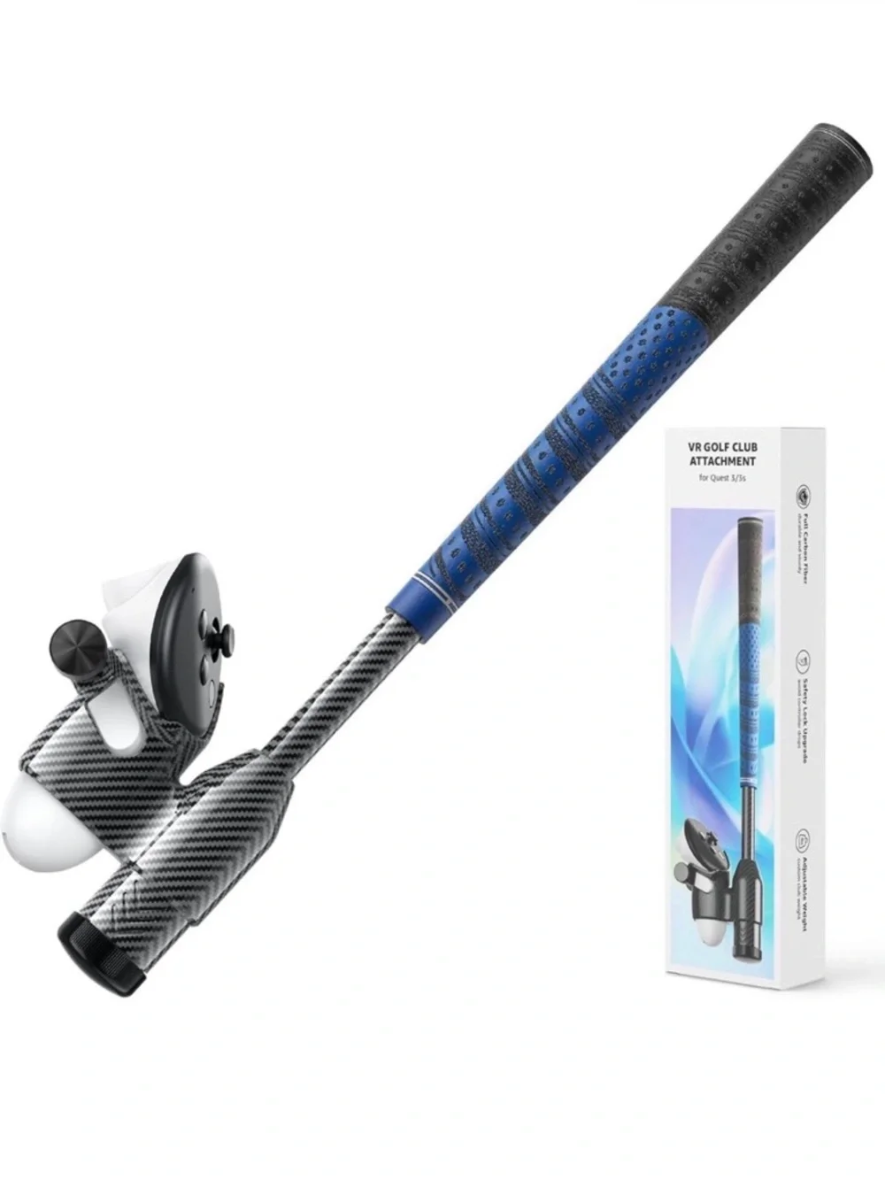 VR Golf Club Attachment for Oculus Meta Quest 3/3s